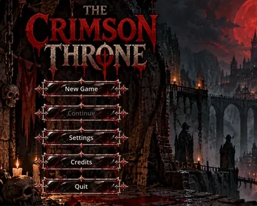 The Crimson Throne current main menu artwork
